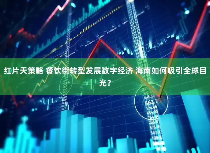 红片天策略 餐饮街转型发展数字经济 海南如何吸引全球目光？