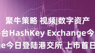 聚牛策略 视频|数字资产交易平台HashKey Exchange今日登陆港交所 上市首日盘中破发