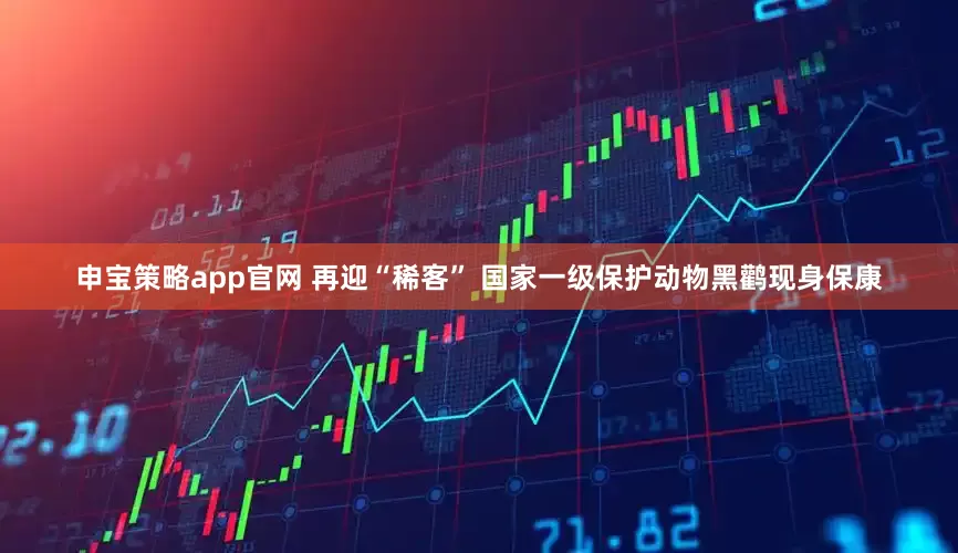申宝策略app官网 再迎“稀客” 国家一级保护动物黑鹳现身保康